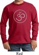 Kids Yoga Shirt Thin OM Long Sleeve Tee T-Shirt