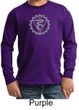 Kids Yoga Shirt Vishuddha Chakra Meditation Youth Long Sleeve Shirt