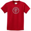 Kids Yoga Shirt Vishuddha Chakra Meditation Youth T-shirt