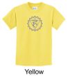 Kids Yoga Shirt Vishuddha Chakra Meditation Youth T-shirt