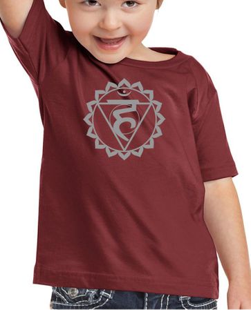 Kids Yoga Shirt Vishuddha Chakra Meditation Youth Toddler T-shirt