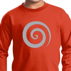 Kids Yoga Shirt Vortex Long Sleeve Tee T-Shirt