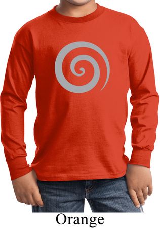 Kids Yoga Shirt Vortex Long Sleeve Tee T-Shirt