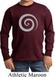 Kids Yoga Shirt Vortex Long Sleeve Tee T-Shirt