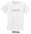 Kids Yoga Shirt Warrior Text Tee T-Shirt