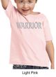Kids Yoga Shirt Warrior Text Toddler Tee T-Shirt