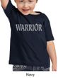 Kids Yoga Shirt Warrior Text Toddler Tee T-Shirt