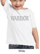 Kids Yoga Shirt Warrior Text Toddler Tee T-Shirt