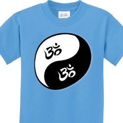 Kids Yoga Shirt Yin Yang AUM Tee T-Shirt