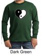 Kids Yoga Shirt Yin Yang Heart Long Sleeve Tee T-Shirt