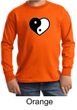 Kids Yoga Shirt Yin Yang Heart Long Sleeve Tee T-Shirt