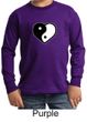 Kids Yoga Shirt Yin Yang Heart Long Sleeve Tee T-Shirt