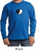 Kids Yoga Shirt Yin Yang Heart Small Print Long Sleeve Tee T-Shirt