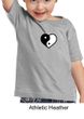 Kids Yoga Shirt Yin Yang Heart Small Print Toddler Tee T-Shirt