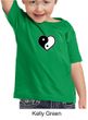 Kids Yoga Shirt Yin Yang Heart Small Print Toddler Tee T-Shirt