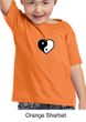 Kids Yoga Shirt Yin Yang Heart Small Print Toddler Tee T-Shirt