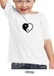 Kids Yoga Shirt Yin Yang Heart Small Print Toddler Tee T-Shirt