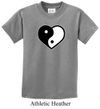 Kids Yoga Shirt Yin Yang Heart Tee T-Shirt