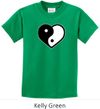 Kids Yoga Shirt Yin Yang Heart Tee T-Shirt