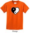 Kids Yoga Shirt Yin Yang Heart Tee T-Shirt