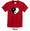 Kids Yoga Shirt Yin Yang Heart Tee T-Shirt