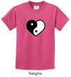 Kids Yoga Shirt Yin Yang Heart Tee T-Shirt