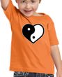 Kids Yoga Shirt Yin Yang Heart Toddler Tee T-Shirt