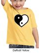 Kids Yoga Shirt Yin Yang Heart Toddler Tee T-Shirt