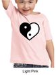 Kids Yoga Shirt Yin Yang Heart Toddler Tee T-Shirt