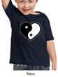 Kids Yoga Shirt Yin Yang Heart Toddler Tee T-Shirt