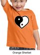 Kids Yoga Shirt Yin Yang Heart Toddler Tee T-Shirt