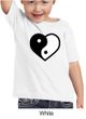 Kids Yoga Shirt Yin Yang Heart Toddler Tee T-Shirt