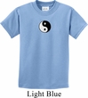 Kids Yoga Shirt Yin Yang Patch Small Print Tee T-Shirt