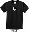 Kids Yoga Shirt Yin Yang Patch Small Print Tee T-Shirt