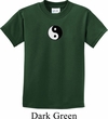 Kids Yoga Shirt Yin Yang Patch Small Print Tee T-Shirt