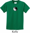 Kids Yoga Shirt Yin Yang Patch Small Print Tee T-Shirt
