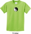 Kids Yoga Shirt Yin Yang Patch Small Print Tee T-Shirt