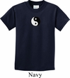 Kids Yoga Shirt Yin Yang Patch Small Print Tee T-Shirt