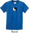 Kids Yoga Shirt Yin Yang Patch Small Print Tee T-Shirt