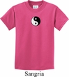 Kids Yoga Shirt Yin Yang Patch Small Print Tee T-Shirt