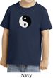 Kids Yoga Shirt Yin Yang Patch Small Print Toddler Tee T-Shirt