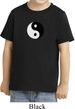 Kids Yoga Shirt Yin Yang Patch Small Print Toddler Tee T-Shirt