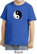 Kids Yoga Shirt Yin Yang Patch Small Print Toddler Tee T-Shirt