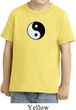 Kids Yoga Shirt Yin Yang Patch Small Print Toddler Tee T-Shirt
