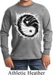 Kids Yoga Shirt Yin Yang Sun Long Sleeve Tee T-Shirt