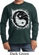 Kids Yoga Shirt Yin Yang Sun Long Sleeve Tee T-Shirt