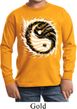 Kids Yoga Shirt Yin Yang Sun Long Sleeve Tee T-Shirt