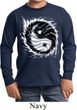 Kids Yoga Shirt Yin Yang Sun Long Sleeve Tee T-Shirt
