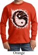 Kids Yoga Shirt Yin Yang Sun Long Sleeve Tee T-Shirt