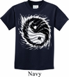 Kids Yoga Shirt Yin Yang Sun Tee T-Shirt